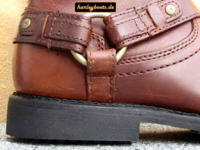 HARLEY-DAVIDSON HARLEY DAVIDSON BOOTS SCOUT ROTBRAUN KULT KLASSISCHER BIKERBOOTS GR. 41 BIS 45