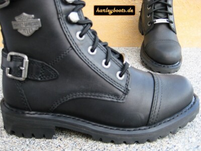 HARLEY-DAVIDSON HARLEY DAVIDSON DAMEN BOOTS BALSA SCHWARZ KULT BIKERBOOTS GR. 36 BIS 41