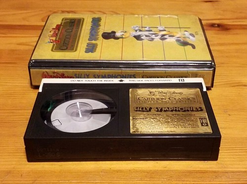 Silly Symphonies Beta Max Tape Walt Disney Cartoon Classics Gold Edition NOT VHS