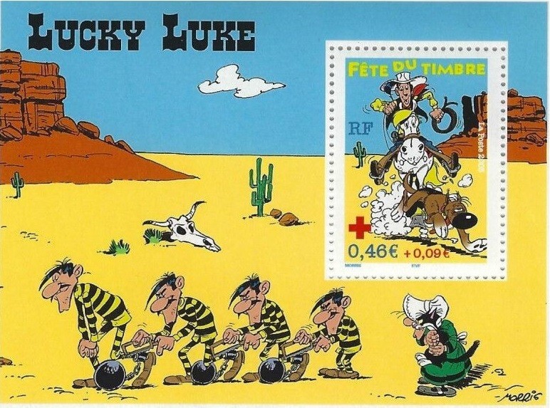 France Bloc Feuillet Bf 55 Lucky Luke 2003