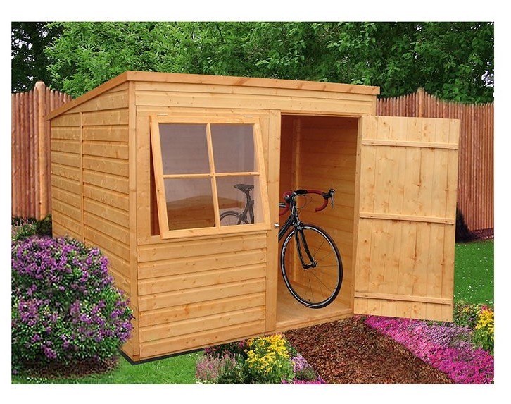 6x8 shiplap pent shed - new , never used .bargain. in