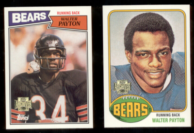 Walter payton sales jersey card