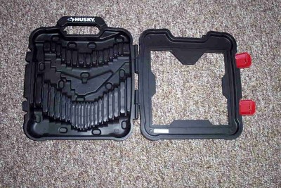 HUSKY 34 SPACE EMPTY TOOLCASE FOR COMBINATION WRENCHES METRIC SAE STUBBY REGULAR