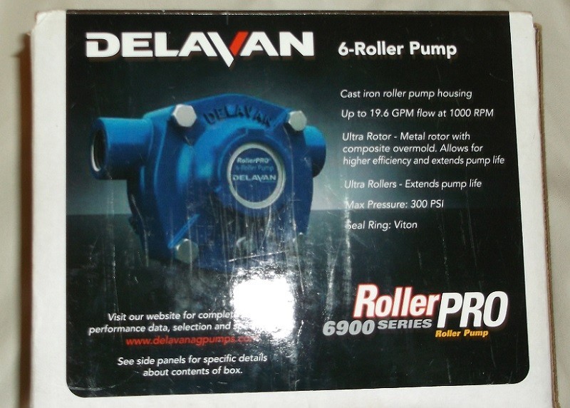 DELAVAN 6 ROLLER PUMP ROLLER PRO 6900 SERIES CAST IRON 300 PSI ULTRA ROLLERS