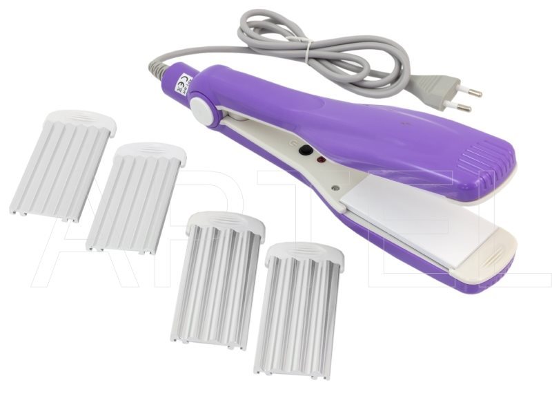 PIASTRA IN ALLUMINIO STIRATORE PER STIRARE CAPELLI LISCI + 3 COPPIE PIASTRE