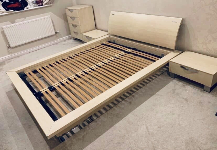 4 Piece King Size Bed & Furniture made in Germany in Pengam Green