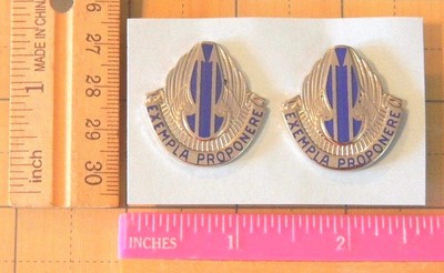 Army 11TH Aviation Pin Set DUI unit insignia crest military pair MEYER