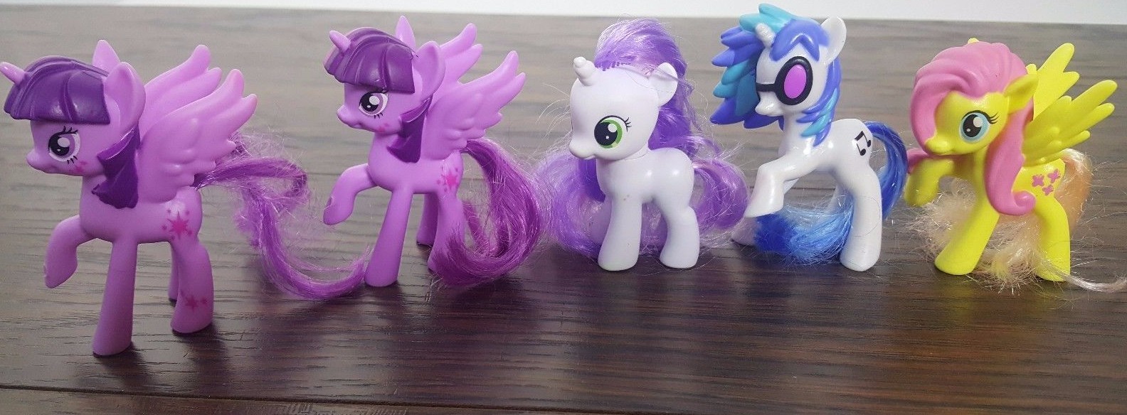 MS&Co Lot of 11 Various My Little Pony-Miniature Ponies With Brushable tails