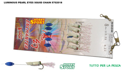 LENZA PICCOLA TRAINA EYES SQUID CHAIN   AMO 8 FILO 0.40 ENCHANTER TAKE 5702018