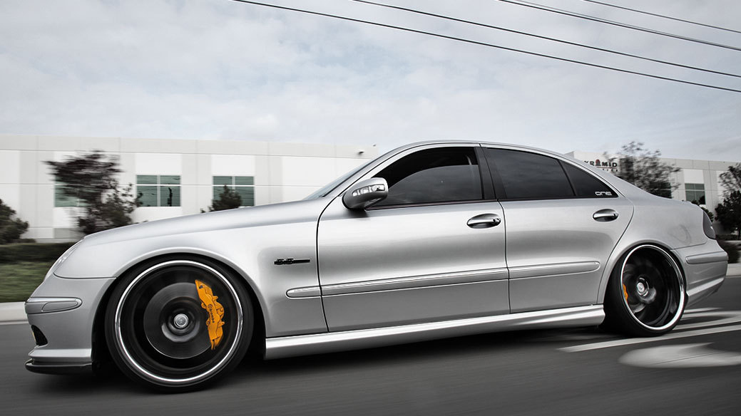 MERCEDES E CLASS W211 E55 E63 AIR SUSPENSION EVOLUTION LOWERING KIT