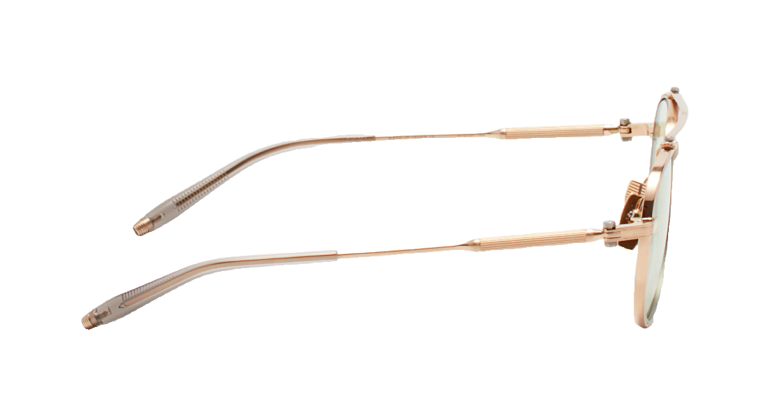 Pre-owned Akoni Sunglasses Calisto Aks-303d-51 Gold Photochromic Unisex In Green