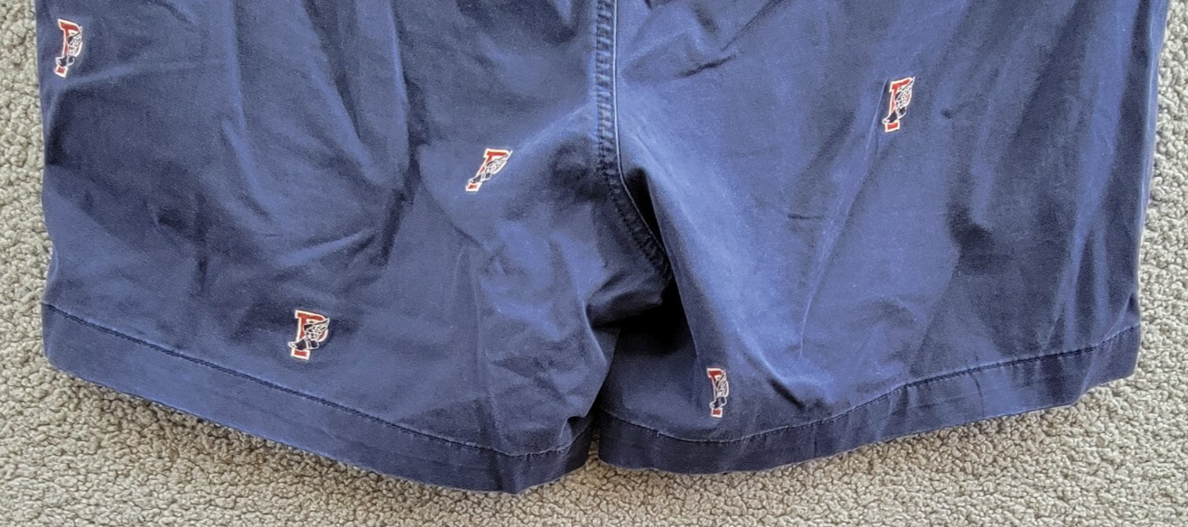 Polo Ralph Lauren 6-Inch Polo Prepster P-Wing Shorts Mens XL Navy Button Closure - Picture 16 of 18
