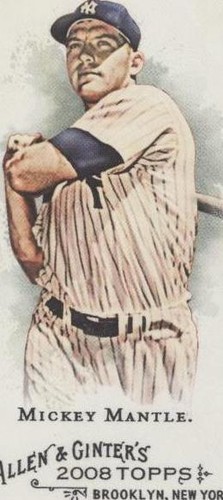 2008 Topps Allen & Ginter's - Mickey Mantle #7