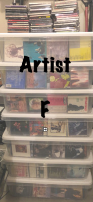 Alphabetized CDs - Flat $5.00  Shipped - Letter F