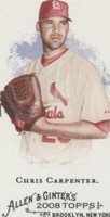 2008 Topps Allen & Ginter's - Chris Carpenter #287