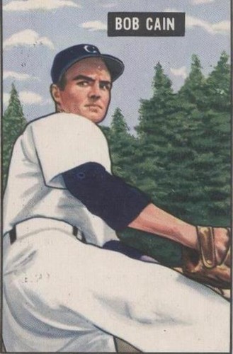 スポーツマン 1954 Bowman Baseball Bob Cain PSA 6 NM-MT Philadelphia Athletics