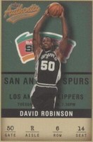 2001-02 Fleer Authentix - David Robinson #6