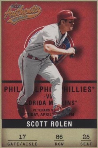 2002 Fleer Authentix - Scott Rolen #86