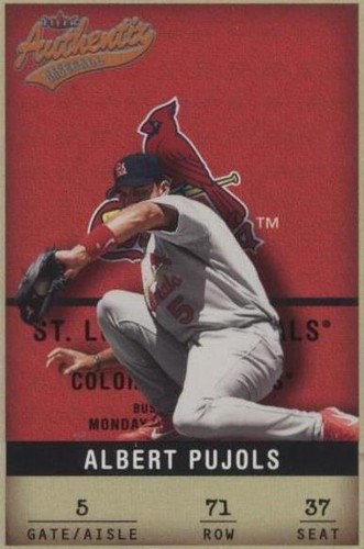 2002 Fleer Authentix - Albert Pujols #71