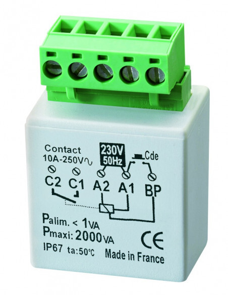 Micromodule TÃ©LÃ©Rupteur EncastrÃ© Filaire 2000w Mtr2000e Yokis 5454350