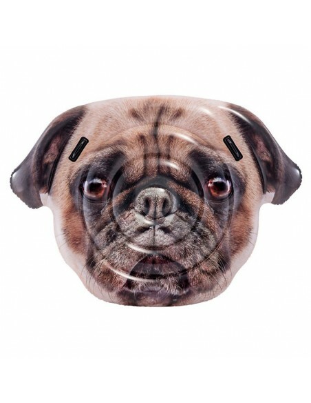 COLCHONETA PLAYA / PISCINA CON FORMA DE PERRO PUG