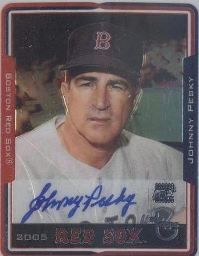 2005 Topps Retired Signature Edition - Johnny Pesky #TA-JMP