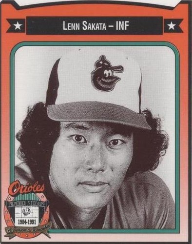 1991 All-Time Baltimore Orioles Team Issue - Lenn Sakata #399