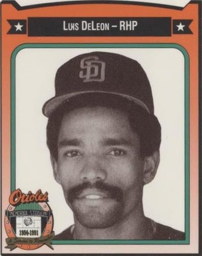 1991 All-Time Baltimore Orioles Team Issue - Luis DeLeon #100