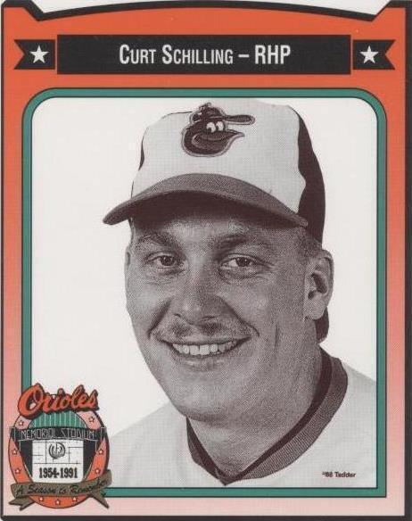Edición del equipo de los Orioles de Baltimore de todos los tiempos 1991 - Curt Schilling #405