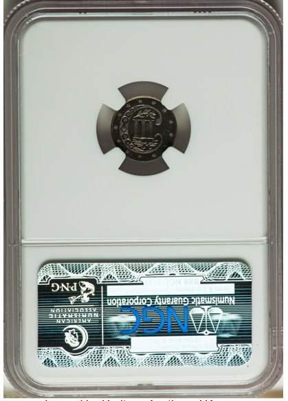 US 3 Cent Silver 1871 NGC PROOF 67 CAMEO CAC, Exquisite Toning !!