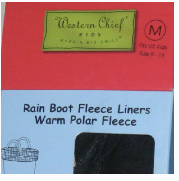 Shoe Size M 9-10 Black Rain Boot Warm Nip