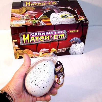 FAKE  2 JUMBO DINOSAUR EGG magic dino growing eggs tricks hatching PREHISTORIC 