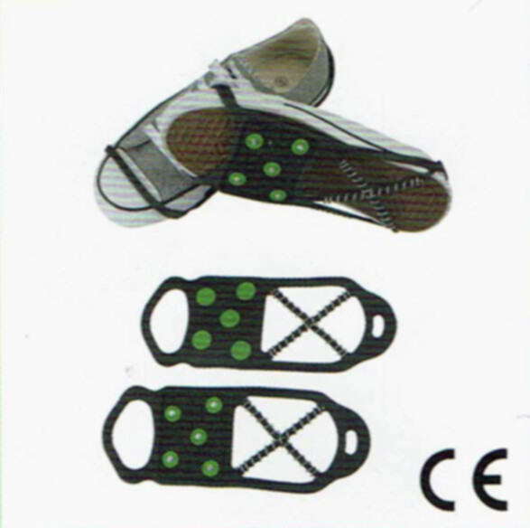 U6-803 Anti-slip Ice Snow Traction Cleats Slip-on Shoe Spikes M L Crampons