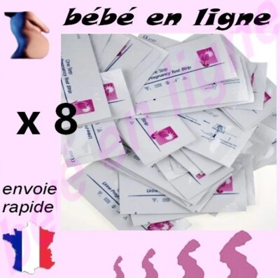 8  pregnancy tests 💗 8 Test de Grossesse rapides et fiables 🧡 Qualité CE