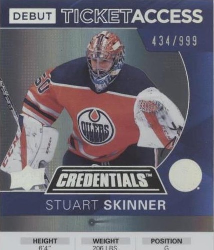 2021-22 Upper Deck Credentials - Stuart Skinner #84