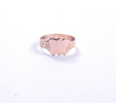 Childrens 9ct gold shop signet rings