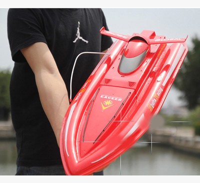 New Red Highspeed  Length 80cm Remote Control Boat Children39s Gift Toys  