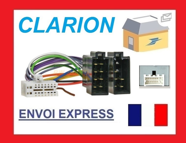 Iso Autoradio Adaptateur Clarion Db 348rmp Db 358 R Db 568 Rusb
