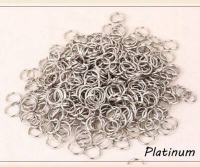 4/5/6/7/8/10/12/14/16mm Open Jump Rings Split Rings Metal Iron Links Jewelry DIY