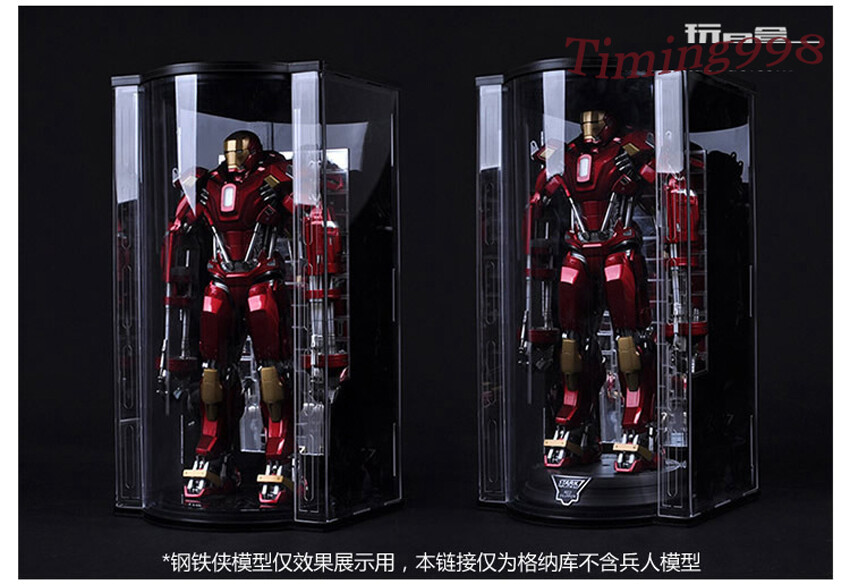 IRON MAN 3 HALL OF ARMOR フィギュア用ディスプレイ Hall of Armor 3.0 1/6 Scale Iron Man Display Cases Stands