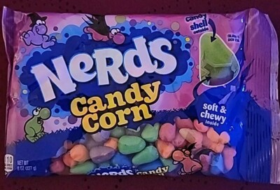 Nerds CANDY CORN 8 oz Soft & Chewy Candy Limited Halloween Batch BB 06/2025