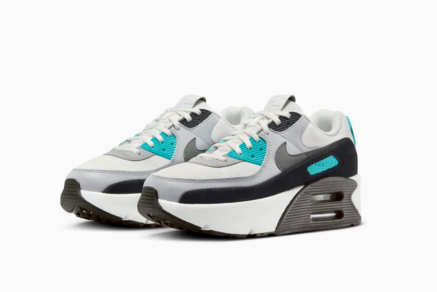 NIKE AIR MAX 90 LV8 DOUBLE STACK WHITE/GREEN WOMEN'S Size
