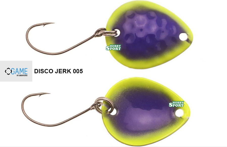 SPOON DISCO JERK 1,9 GR COLORE 005 ONDULANTE GAME LABORATORIO AREA TROUT