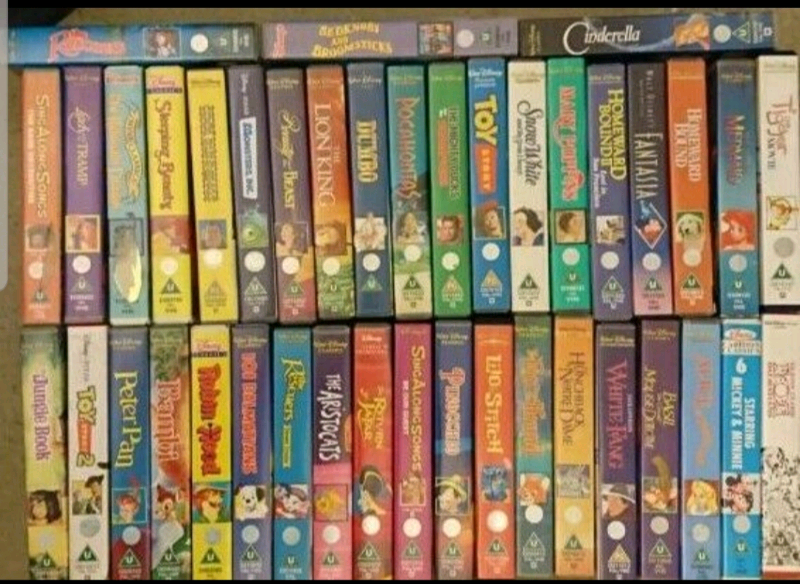 Disney Vhs Movies Value