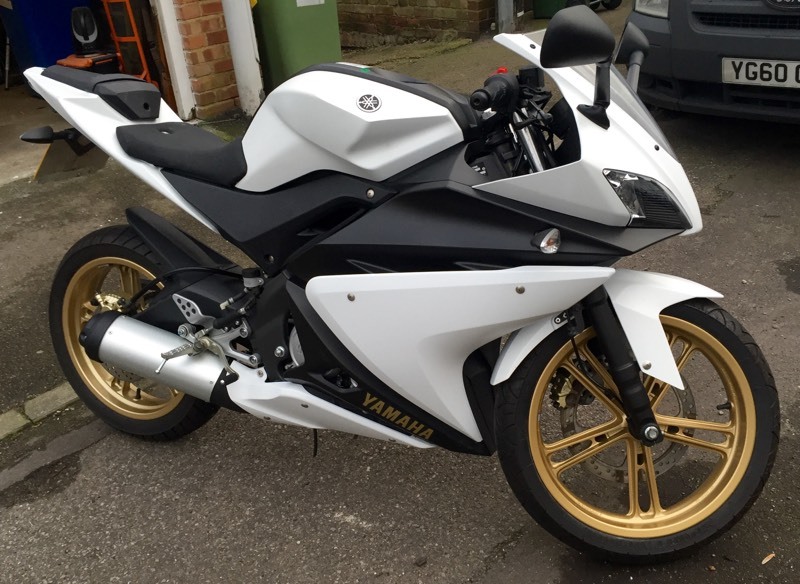 Yamaha YZF-R125 Kette Ritzel Kette & Ritzel-Set Für Yamaha YZF-R125 (2008-2018) – Gold, Heavy Duty, GTR Qualität Yzf R125 Kettensatz