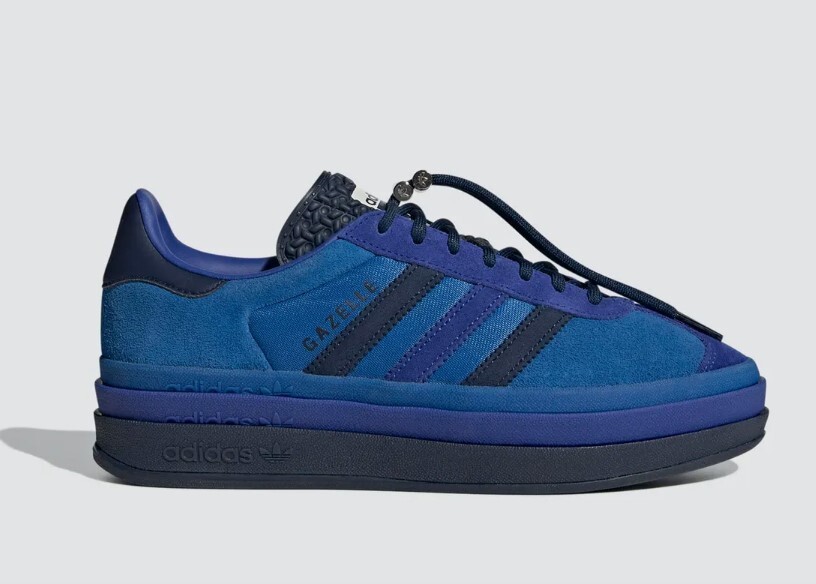 ◆adidas◆ x ORDINARY PEOPLE Gazelle Bold W White Silver IH9 Adidas Originals GAZELLE BOLD X ORDINARY PEOPLE White/Blue