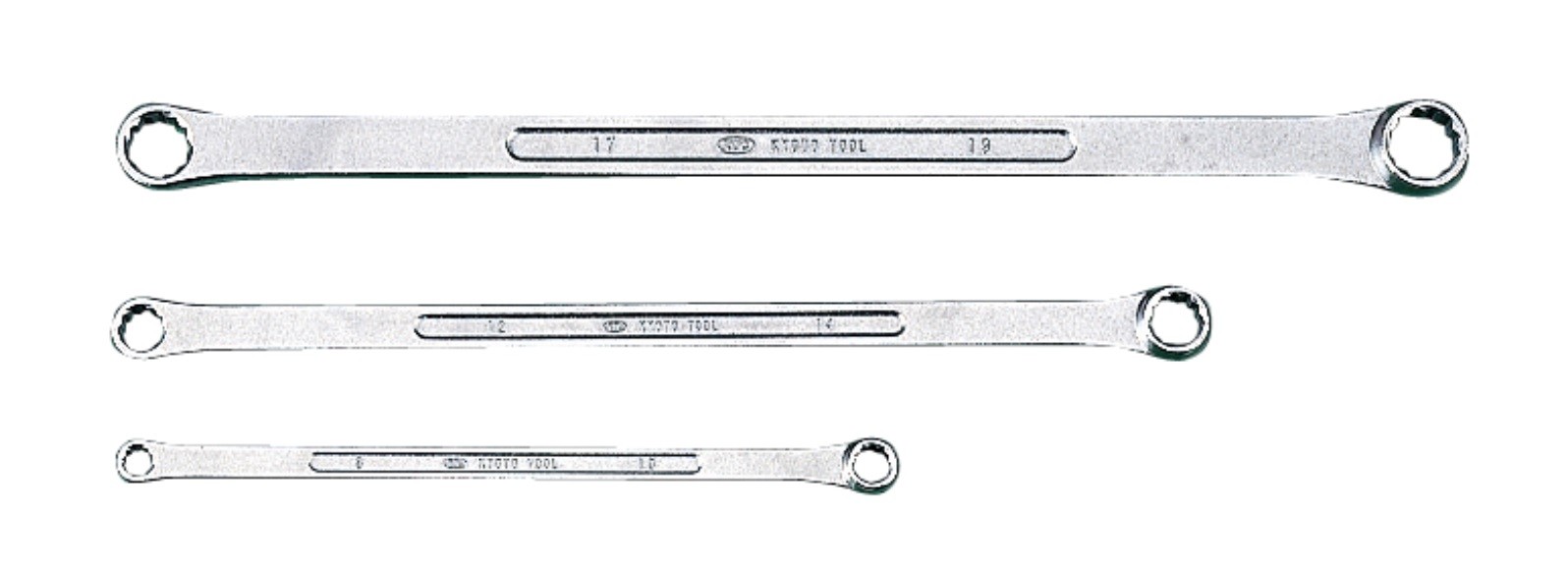 KTC  FLAT TYPE EXTRA LONG BOX END WRENCH SET (3PCS)  M1603  MADE IN JAPAN