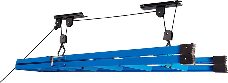 Bike Hoists - Overhead Pulley System with 100 Lb Capacity for Bicycles or Ladder