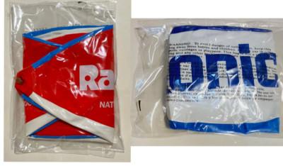 2pc- Set Vintage Radioshack Konica 12'' Beachball Collectible Classic Computer