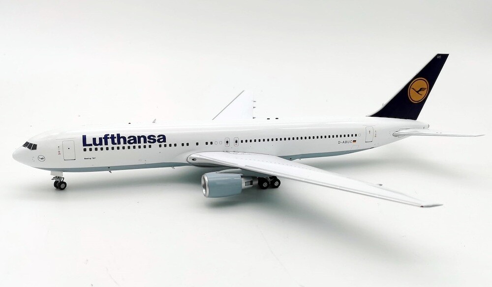 BOEING 767-300/ER LUFTHANSA REG: D-ABUC WITH STAND - J FOX